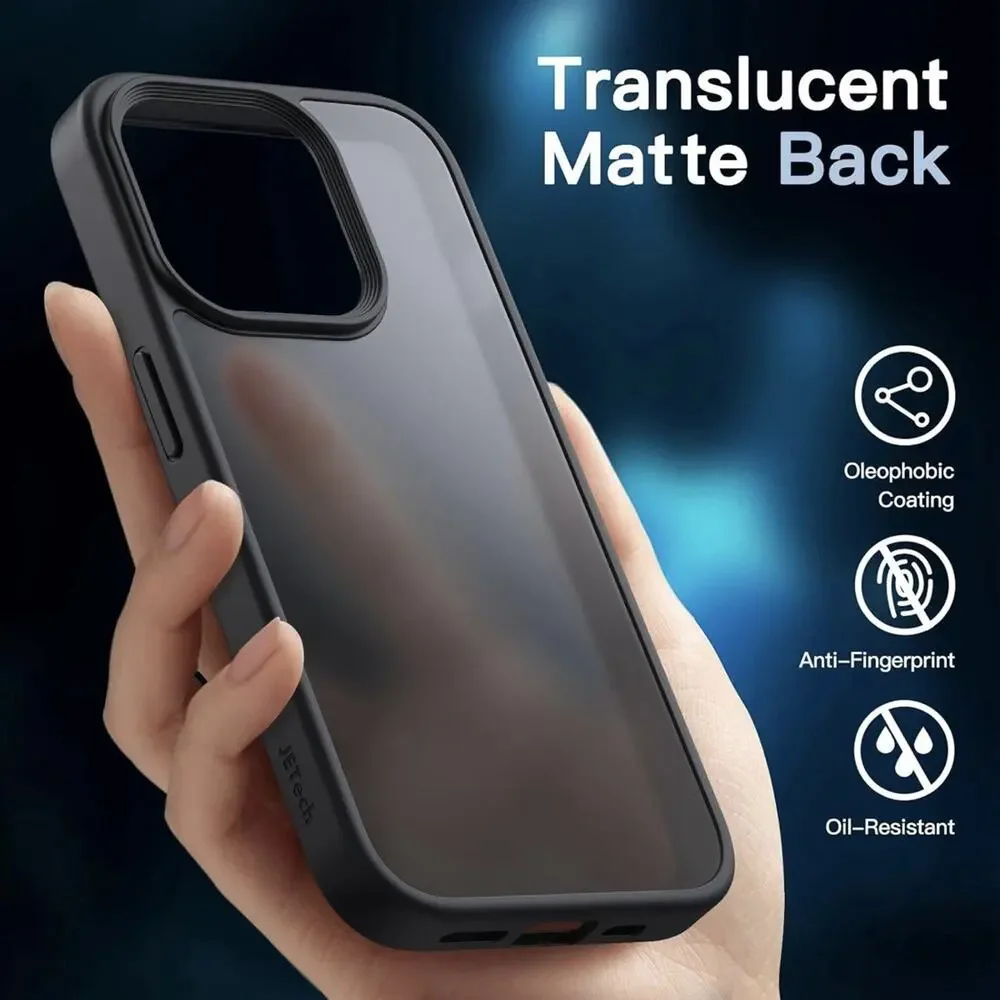 5 in 1 Matte Case for iPhone 15 Pro Max with Screen Protector and Lens Protector